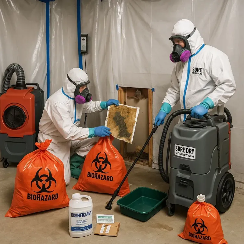 Contaminated Water Handling Protocols process in Chase County, NE